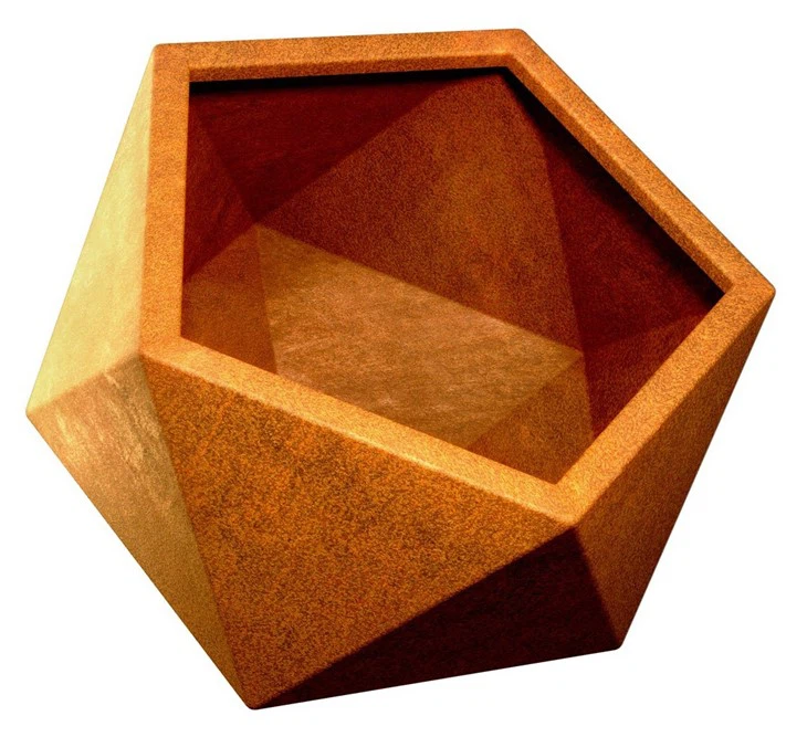 Corten Steel Rusty Flat Pack Planter