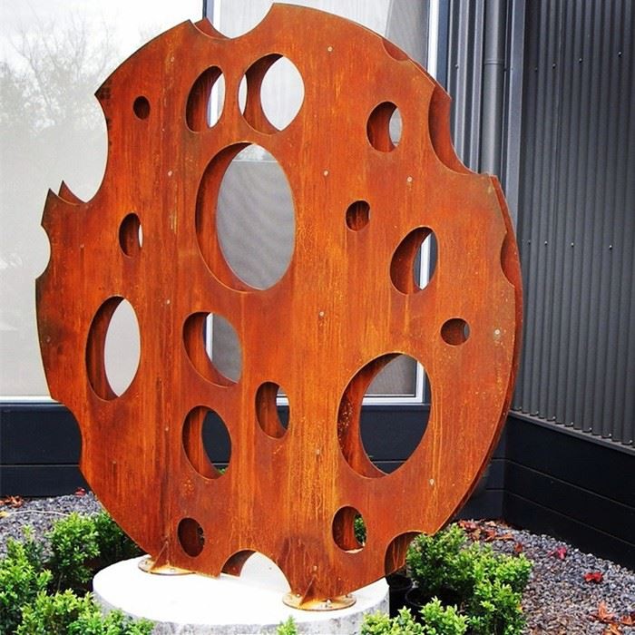 Modern Statue Corten Steel Metal Art