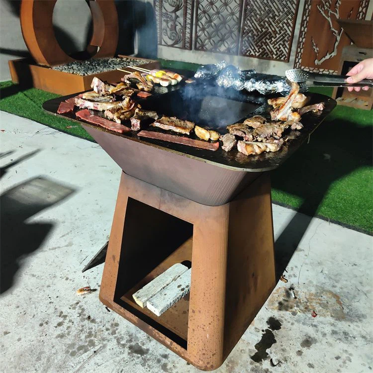 بڑی دہاتی BBQ گرل