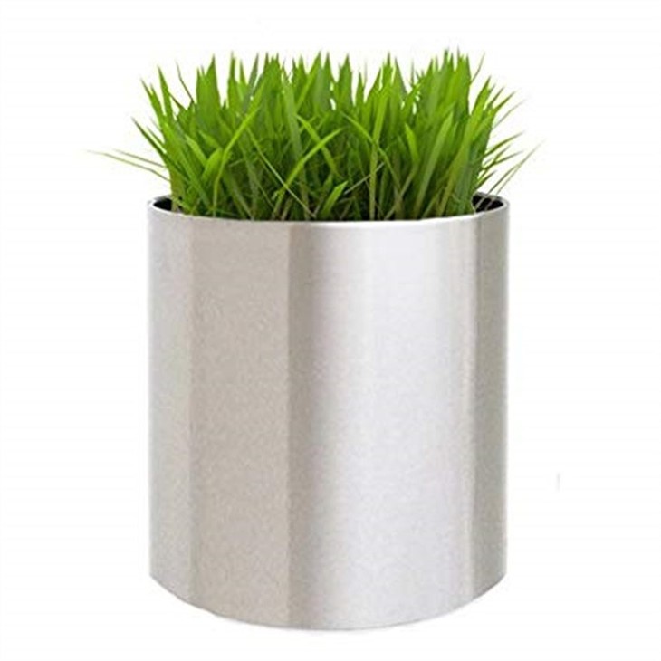 Metal Flower Vases Large Steel Flower Pot