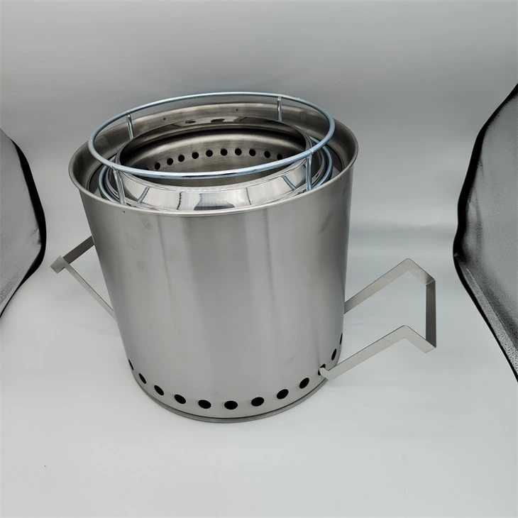 Steel Fire Pit Solo Wood Burning Stove