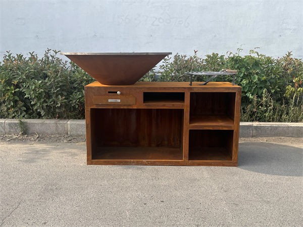 1330 BBQ Stove Corten Steel factory