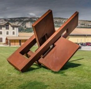 Corten Steel Garden Sculpture For Decorative suppliers