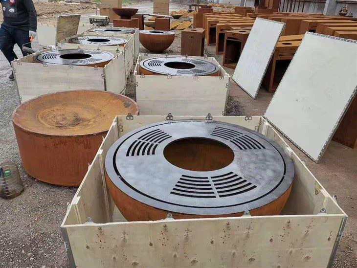 کارٹین کو پکانے کے لیے بیرونی چارکول Bbq گرل
