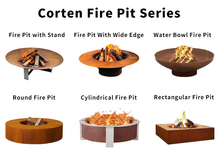 corten fire pit corten fire pit